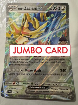 Hop's Zacian ex - Scarlet & Violet Jumbo Promo SVP193
