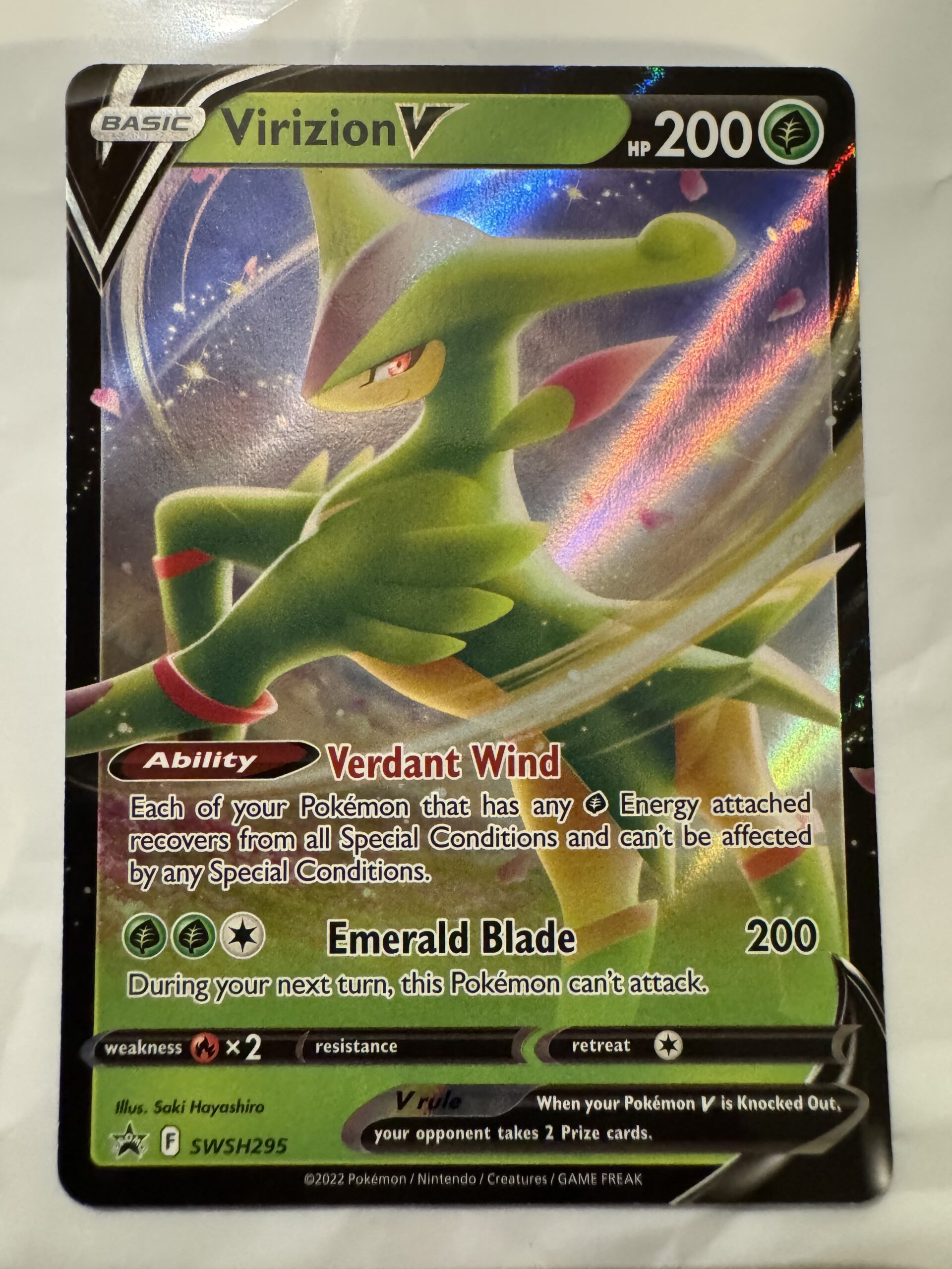 Virizion V - Sword and Shield Promo SWSH295