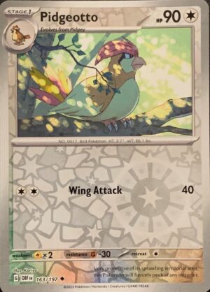 Pidgeotto - SV Obsidian Flames 163/197