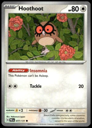 Hoothoot - SV Prismatic Evolutions 077/131