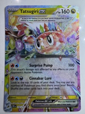 Tatsugiri EX - SV Surging Sparks 142/191 Near Mint