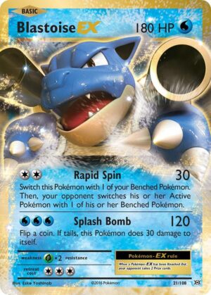 Blastoise EX - Evolutions 21/108