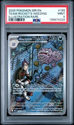 (PREVENTA) Team Rocket's Weezing - SV Destined Rivals PSA 9 199/182
