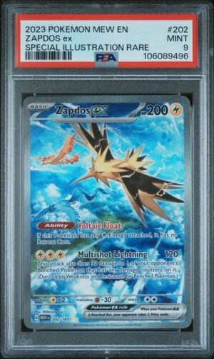 Zapdos EX - SV 151 PSA 9 202/165