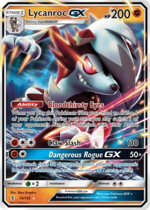 Lycanroc GX - SM Guardians Rising 74/145