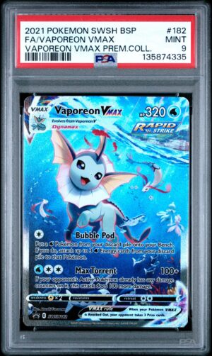 Vaporeon VMAX - SWSH Promo PSA 9 SWSH182