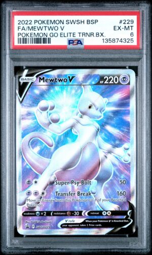 (PREVENTA) Mewtwo V - SWSH Promo PSA 6 SWSH229