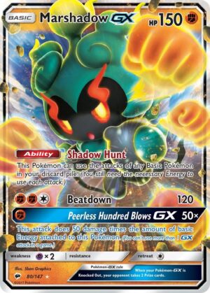 Marshadow GX - SM Burning Shadows 80/147