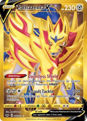 Zamazenta V - Sword And Shield Base Set 212/202