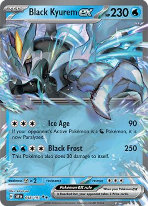Black Kyurem EX - SV Surging Sparks 048/191 Near Mint
