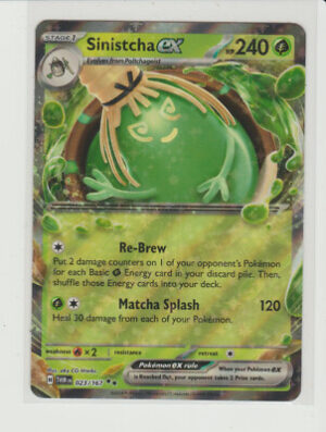 Sinistcha EX - SV Twilight Masquerade 023/167 Near Mint