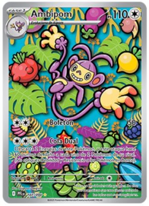 Ambipom - ME Llamaradas Fantasmales 107/094 Near Mint