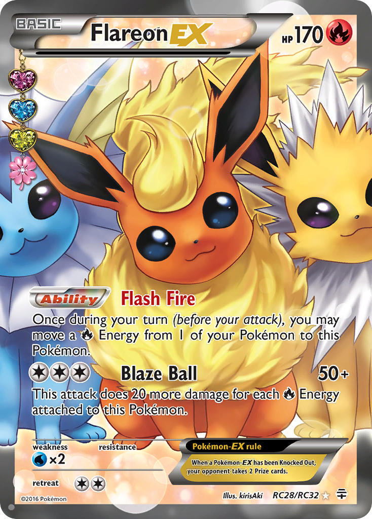 Flareon-EX - Generations (RC28)