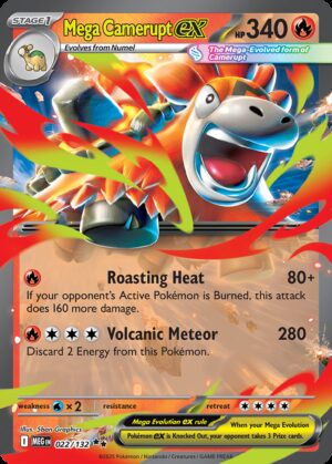 Mega Camerupt ex - Mega Evolution (22)