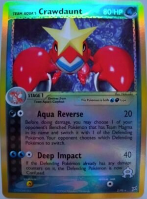 Team Aqua's Crawdaunt - Team Magma vs Team Aqua (2/95)
