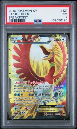 Ho-Oh EX - XY Breakpoint PSA 7 121/122