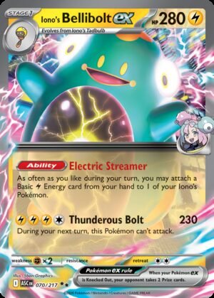 Iono's Bellibolt ex - Ascended Heroes (70)