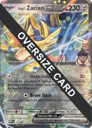 Hop's Zacian ex - Scarlet & Violet Black Star Promos (193)